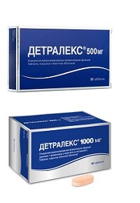 Детралекс 500 и 1000 мг
